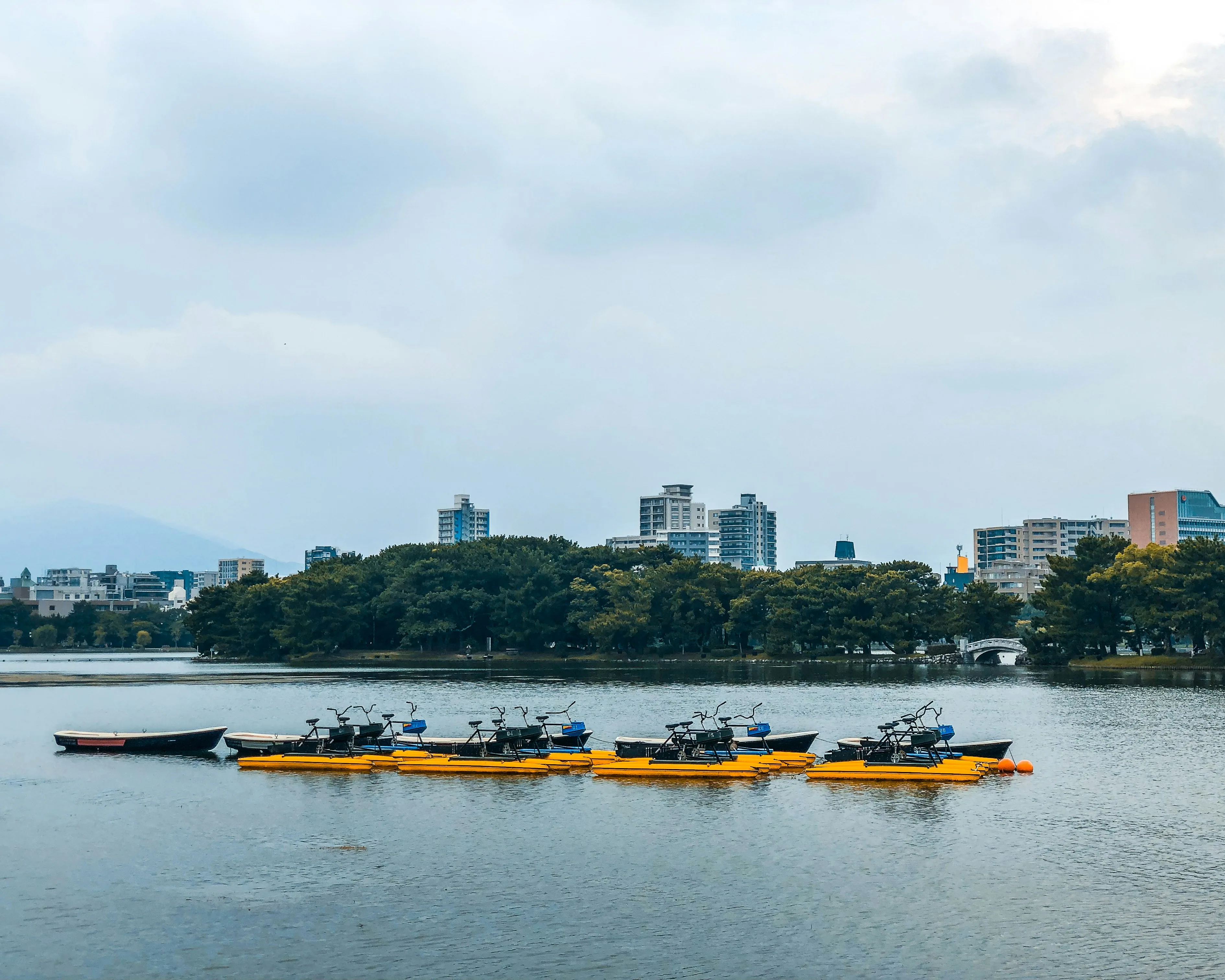 Fukuoka im Juli bei Hitze und Regen