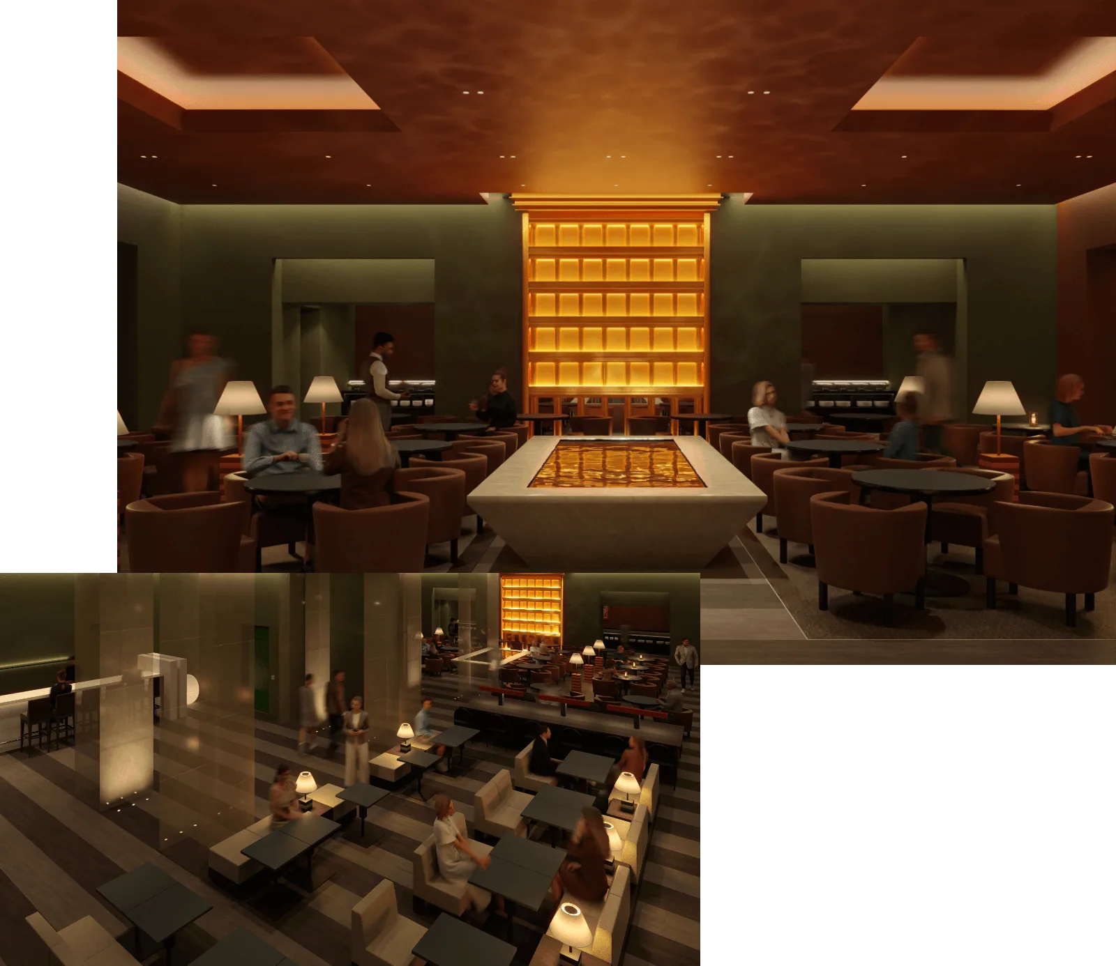 Restaurantbereich im HOTEL IL PALAZZO Fukuoka