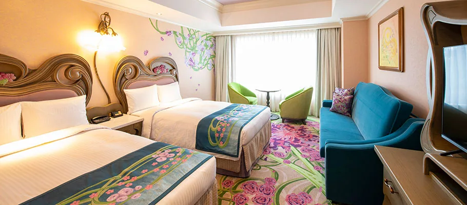 Fantasy Chateau Vierbettzimmer im Fantasy Springs Hotel