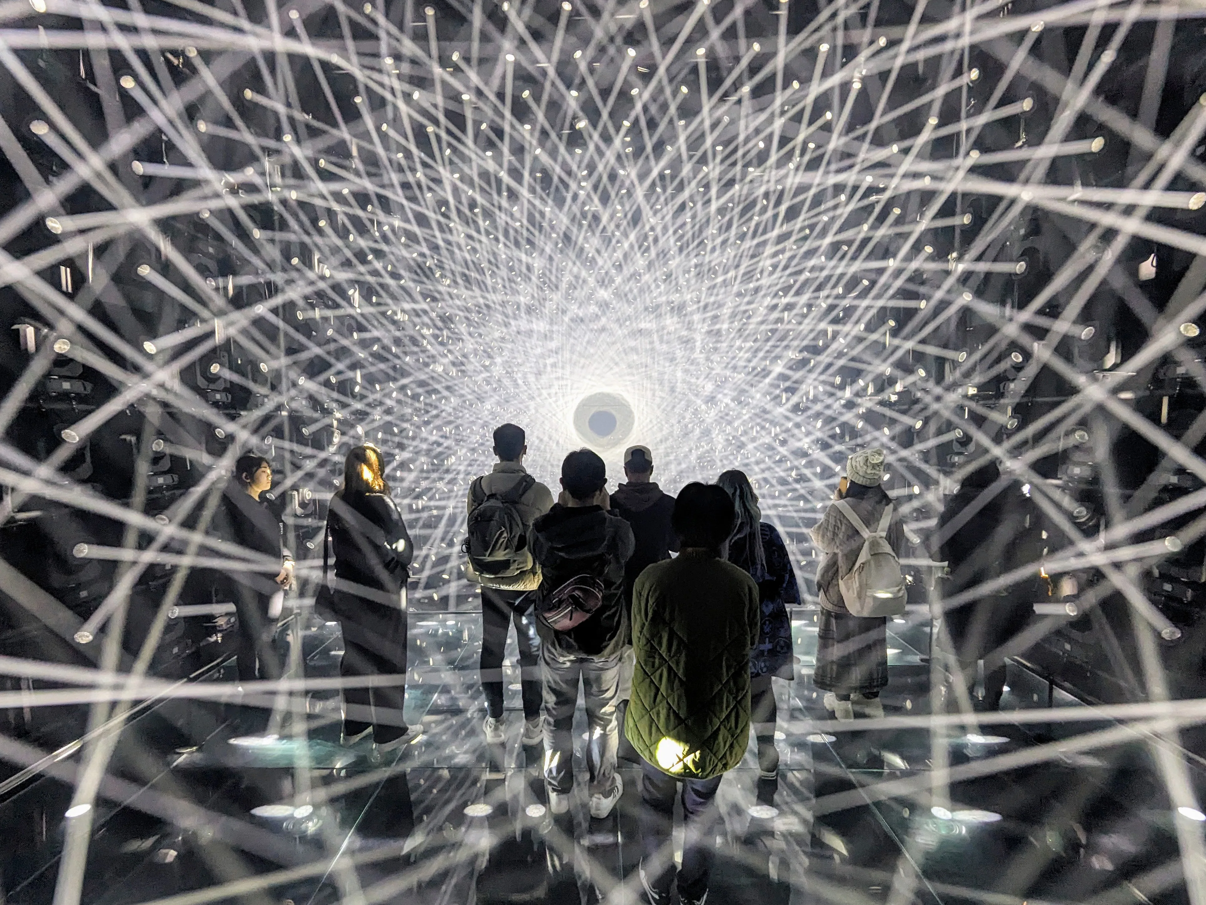 teamLab Borderless in Azabudai mit immersiven Lichtinstallationen