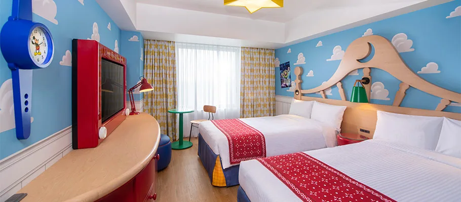 Toy Story Hotel oder Grand Nikko Maihama: Welche Betten braucht die Familie?