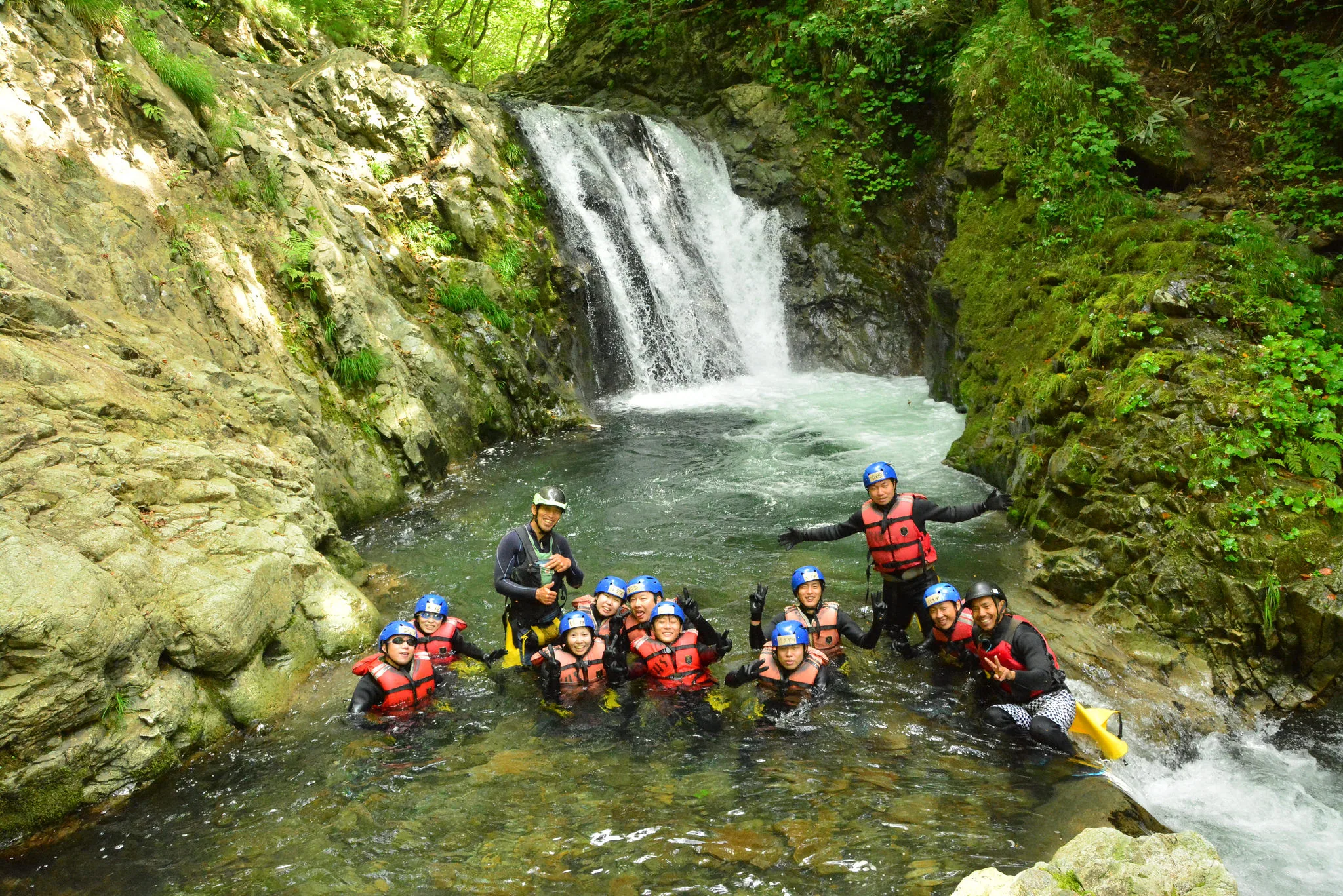Canyoning in Hanazono bei Niseko