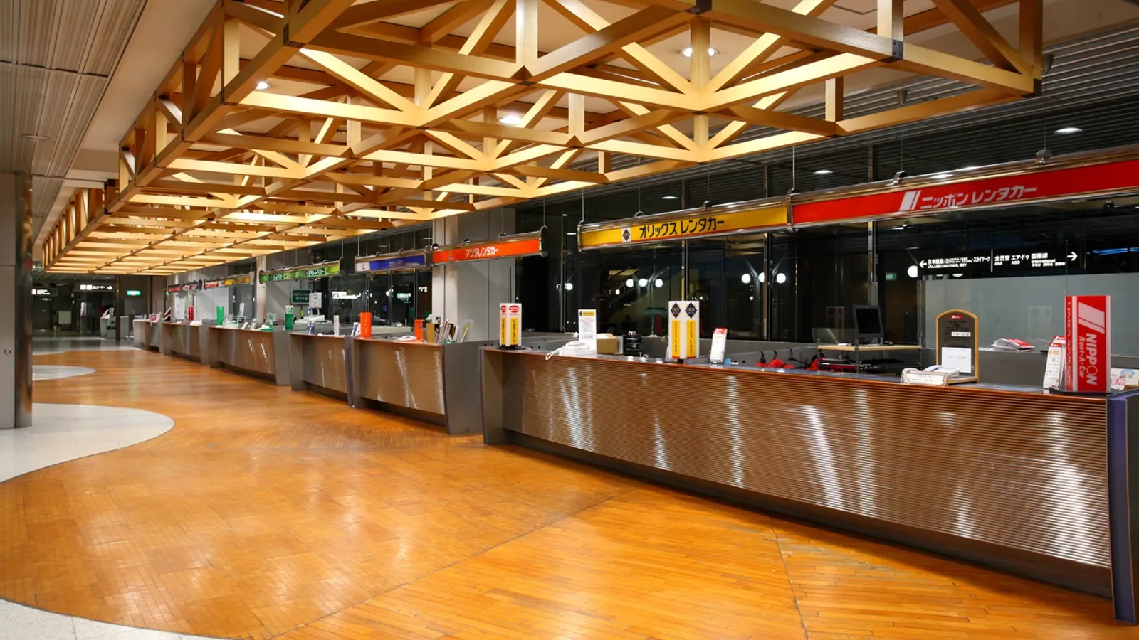 Mietwagenrückgabe am New Chitose Flughafen