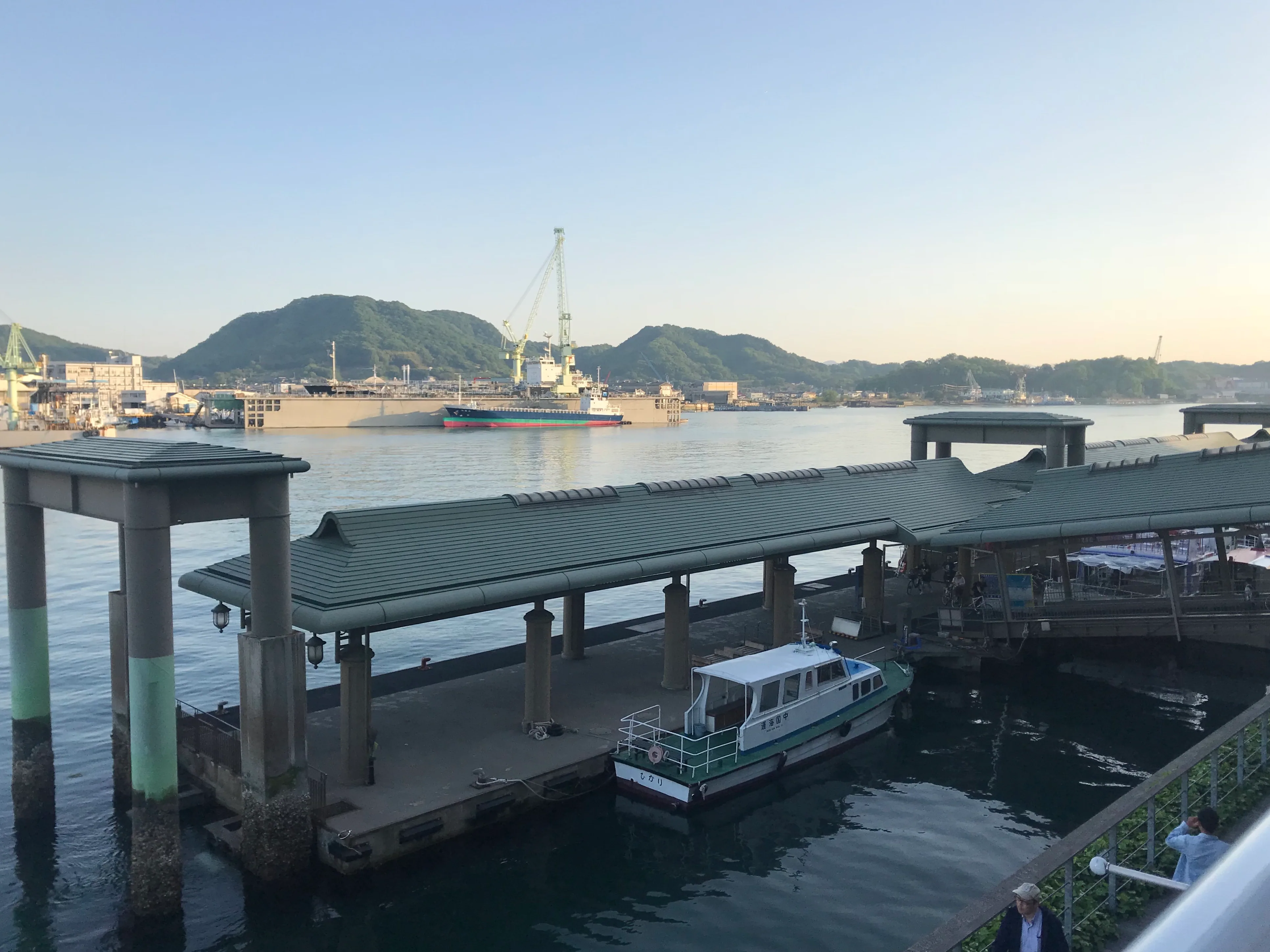 Onomichi-Hafen und Fähre nach Mukaishima als Start der Shimanami Kaido
