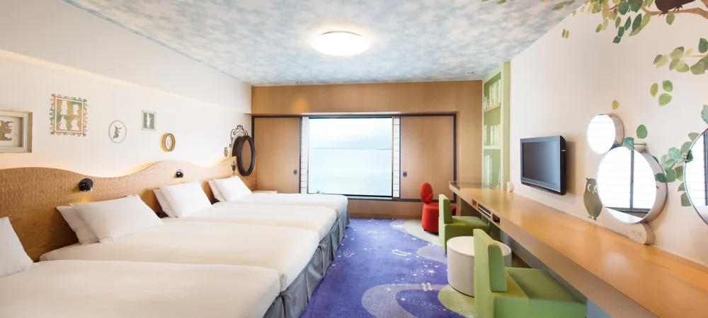 Hilton Tokyo Bay Happy Magic Zimmer mit thematischer Ausstattung