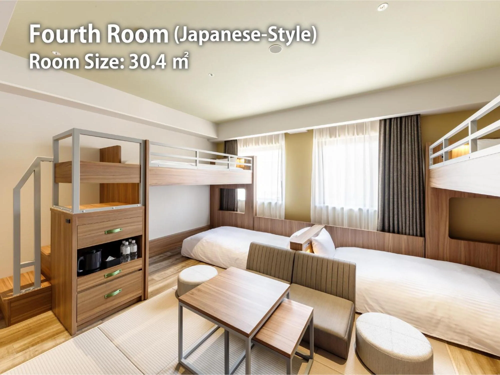 Fourth-Gruppenzimmer im Croom Hakata Gion