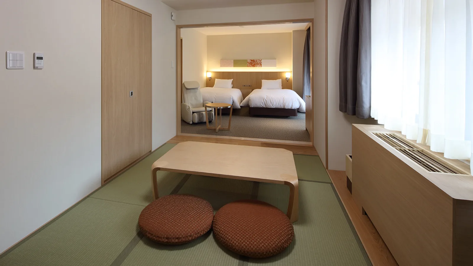 Zimmer im Ostflügel des Dai-ichi Takimotokan