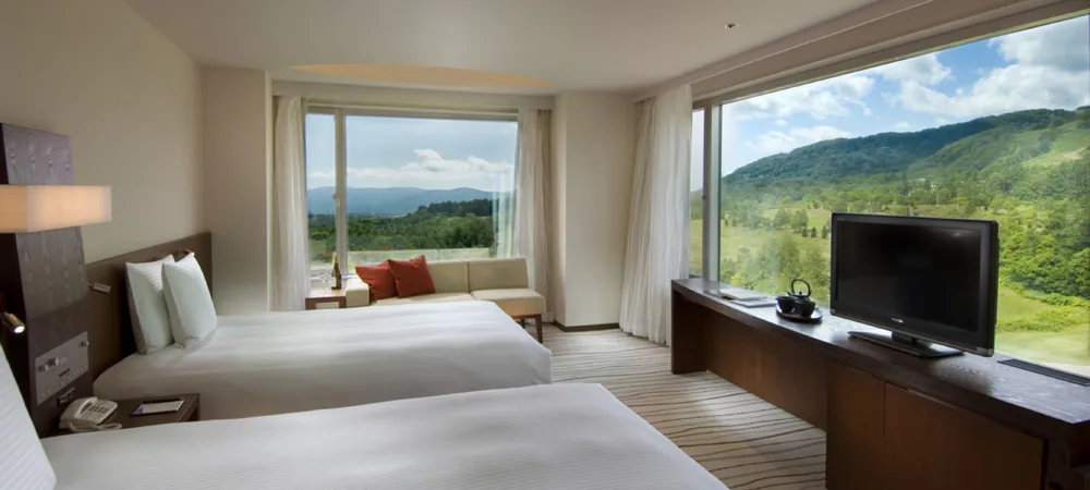 Panorama-Zimmer im Hilton Niseko Village