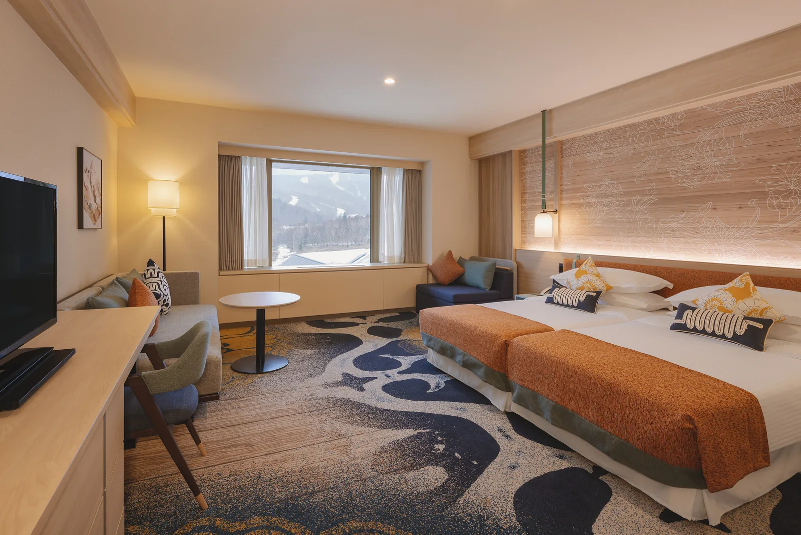 Zimmer mit zwei Betten im Club Med Kiroro Grand